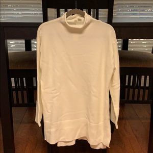 Anthropologie sweater tunic ivory size medium
